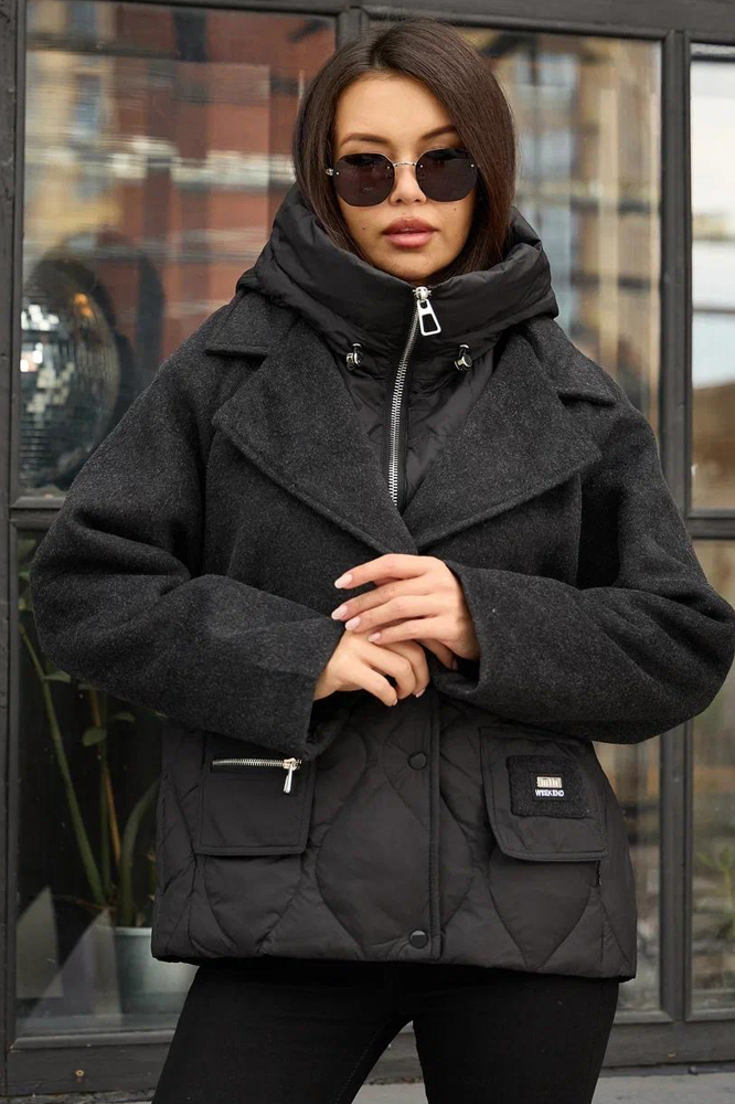 Женский пуховик Pang Million драповый