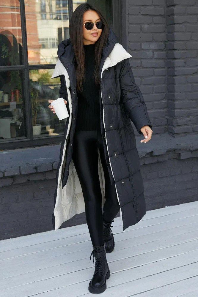 Пуховик Vivilona черный без меха