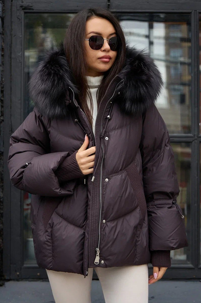 Зимний пуховик Votarun оверсайз 2025