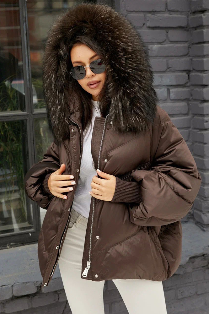 Короткий пуховик зима 2025 Vo tarun