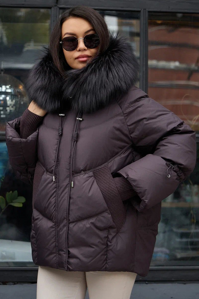 Зимний пуховик Votarun оверсайз 2025