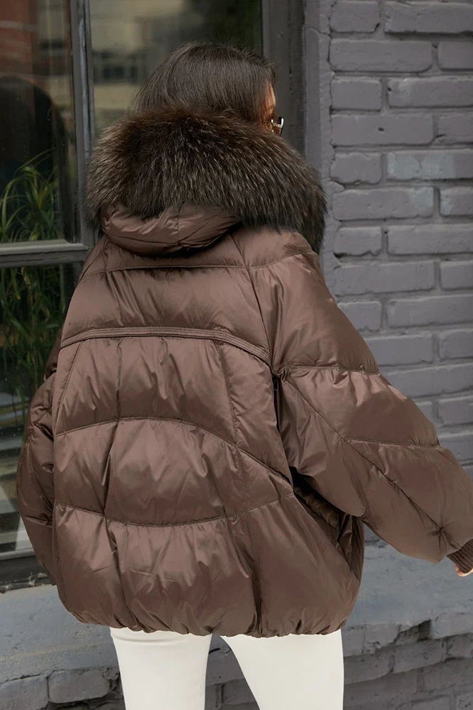 Короткий пуховик зима 2025 Vo tarun