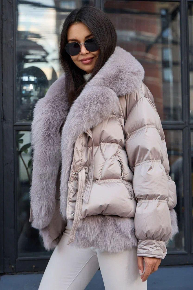Пуховик Vivilona эксклюзивный с капюшоном