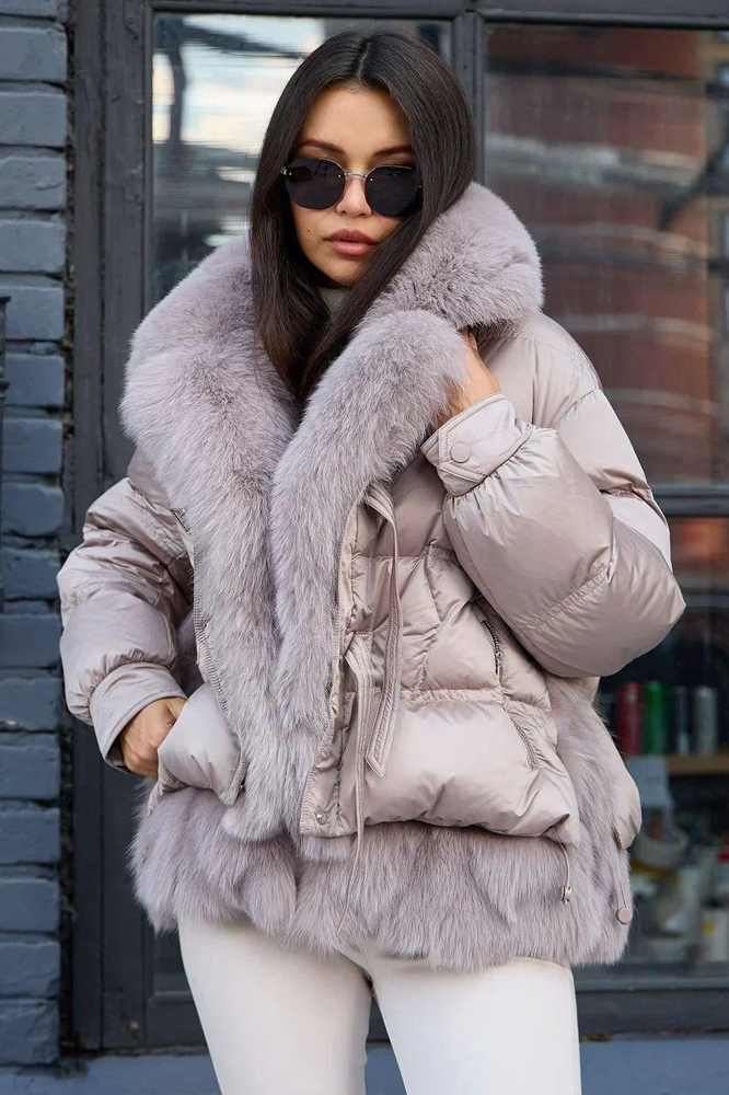 Пуховик Vivilona эксклюзивный с капюшоном
