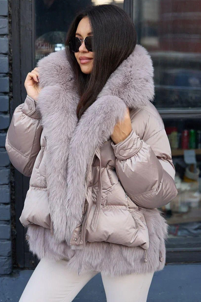 Пуховик Vivilona эксклюзивный с капюшоном