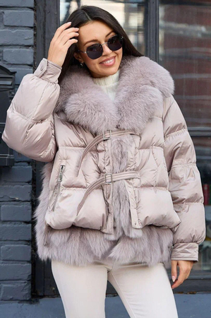 Пуховик Vivilona эксклюзивный с капюшоном