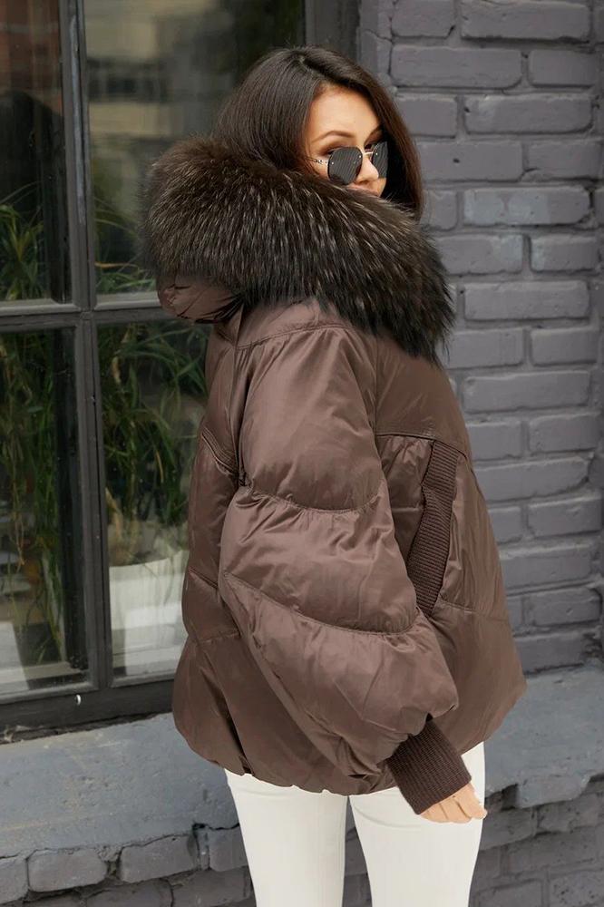 Короткий пуховик зима 2025 Vo tarun