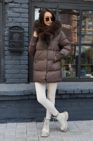 Пуховая куртка для зимы Vivilona