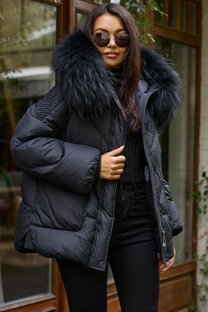 Пуховик женский зимний vo-tarun черный
