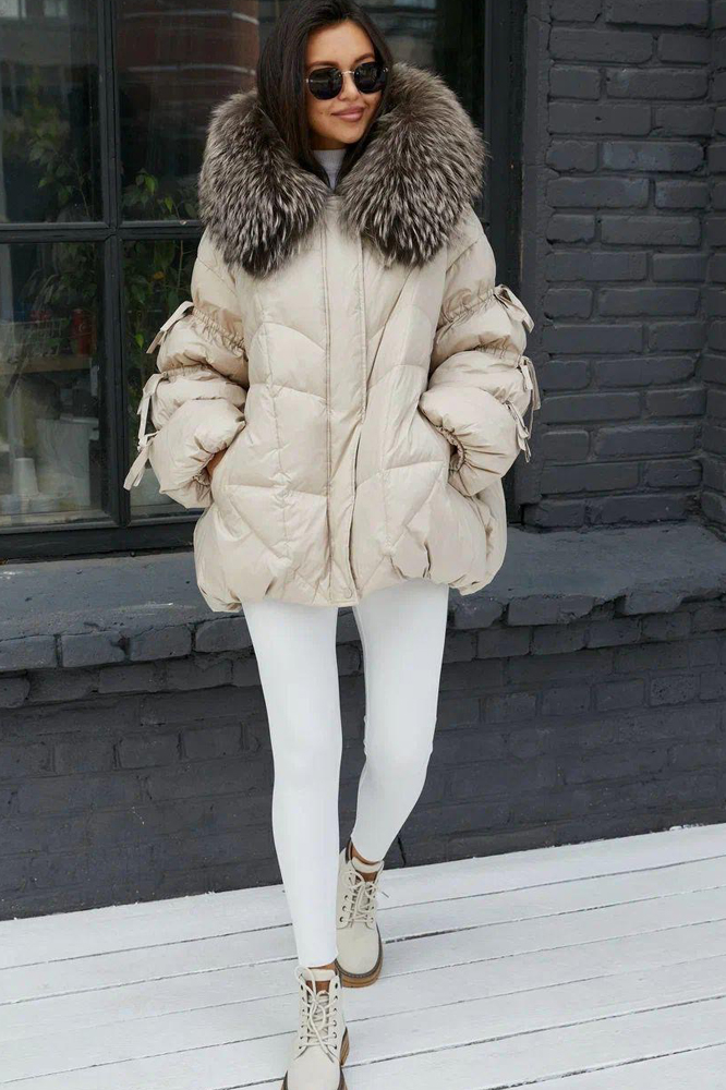 Пуховик Bogerner с завязками на рукавах