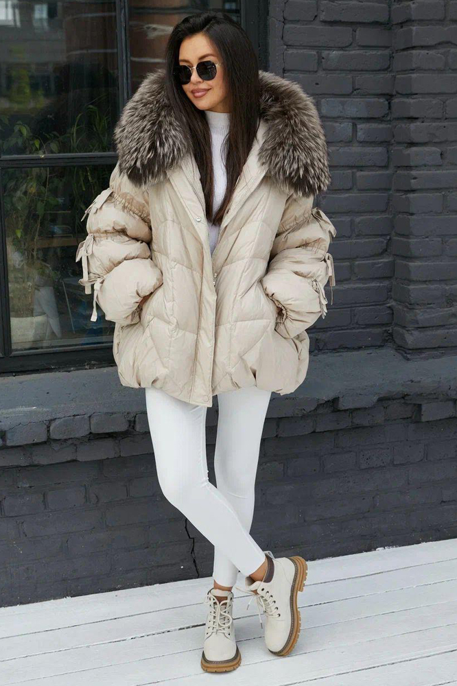 Пуховик Bogerner с завязками на рукавах