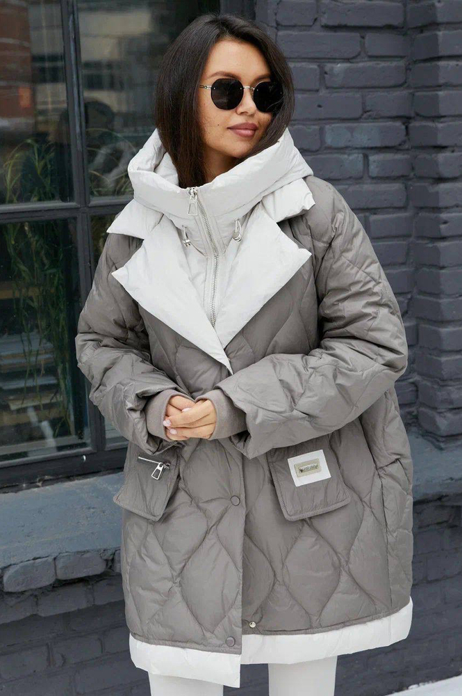 Короткий пуховик женский Bogerner выше колена