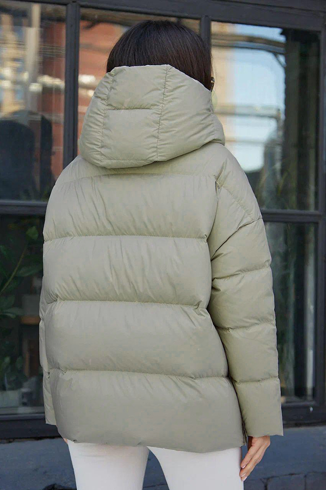 Зимний пуховик BTN леопардовый