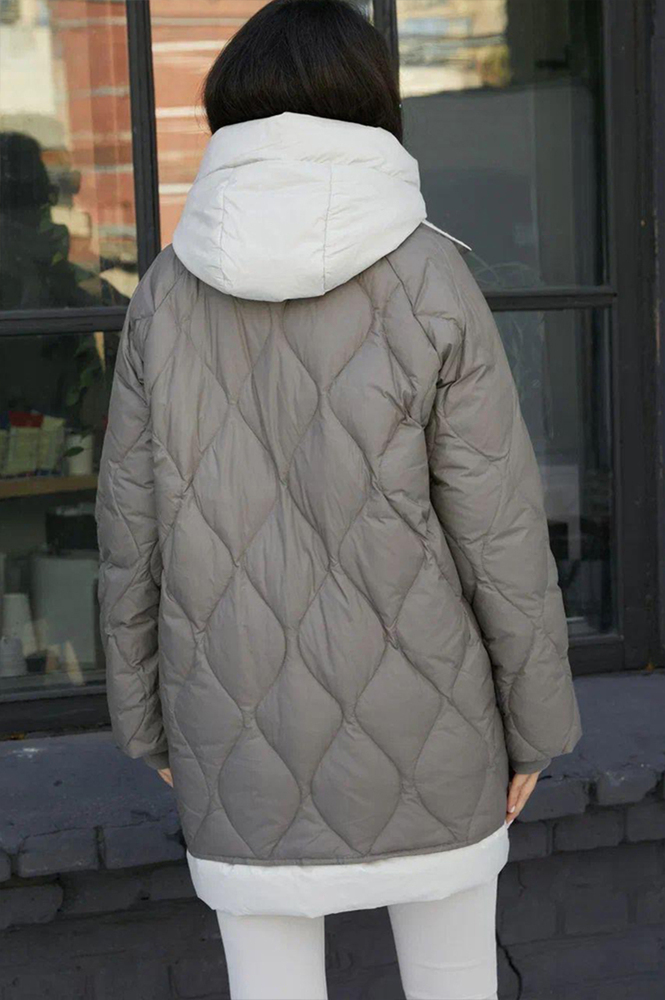 Короткий пуховик женский Bogerner выше колена