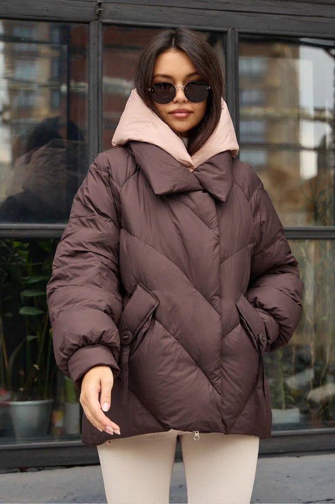 Модный пуховик Pang Million с капюшоном