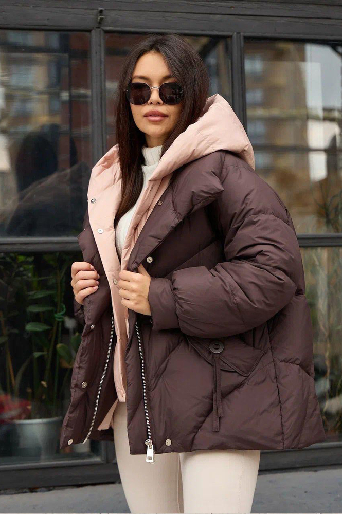 Модный пуховик Pang Million с капюшоном