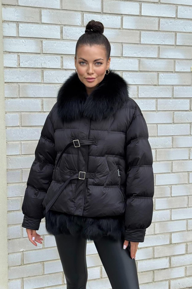 Зимний пуховик Vivilona 2025 без капюшона