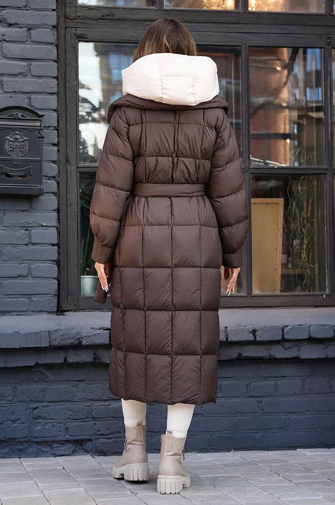 Модный длинный пуховик Vivilona