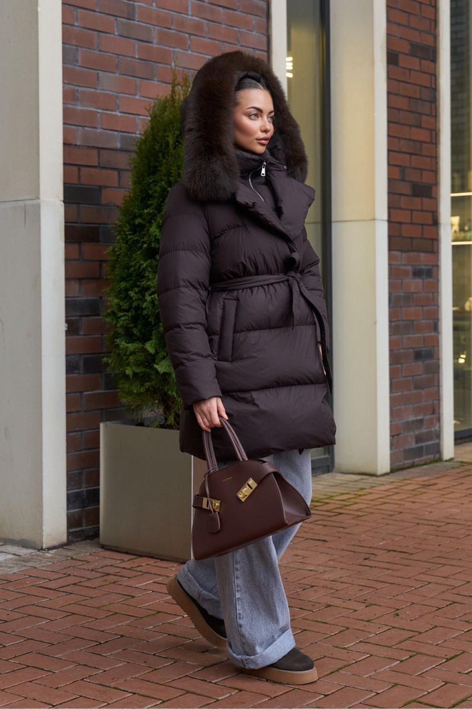 Модный пуховик Vivilona приталенный