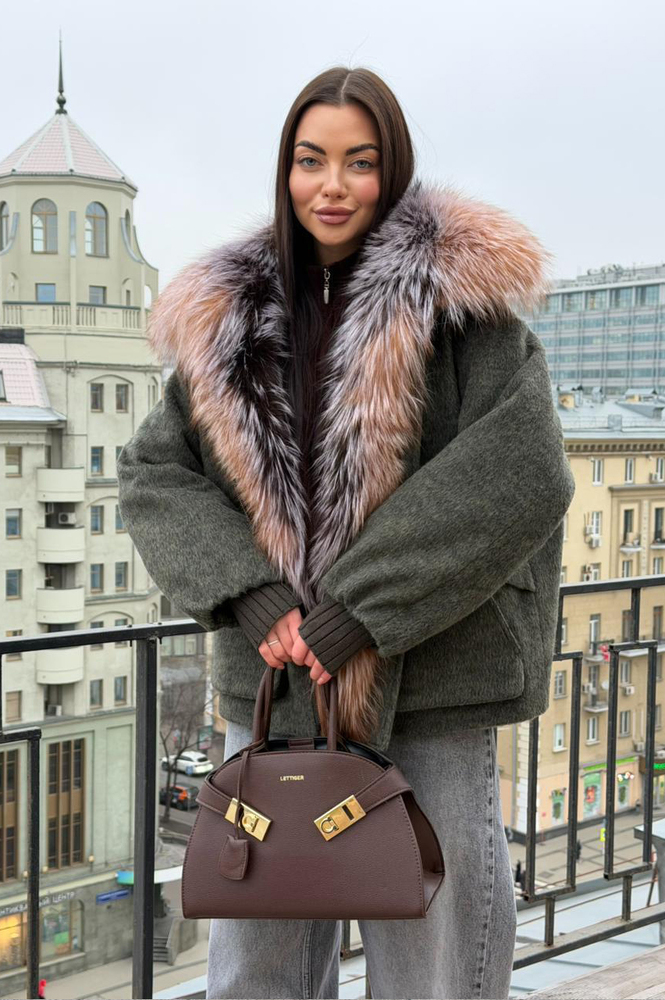 Женский пуховик Tannossto серый