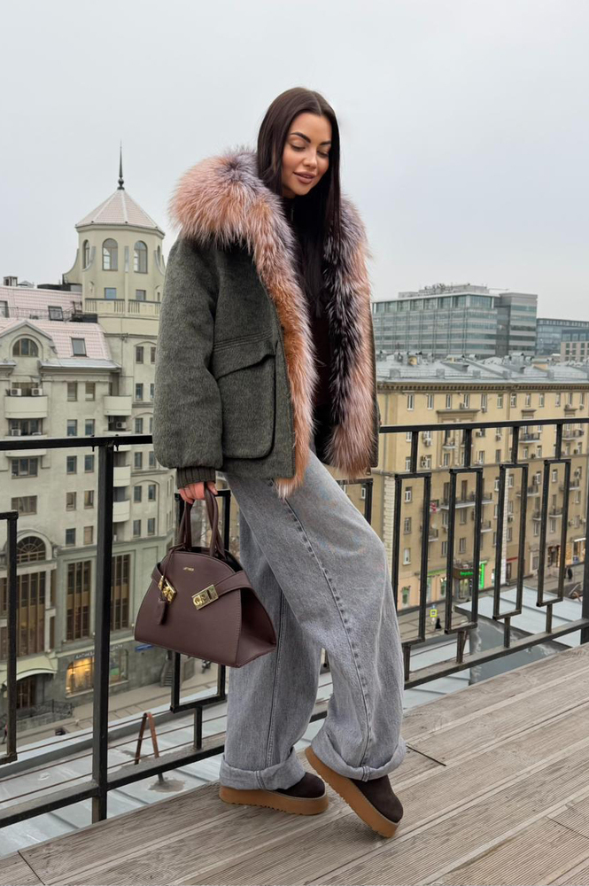 Женский пуховик Tannossto серый