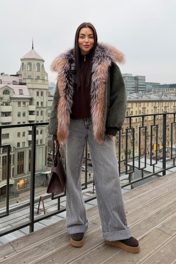 Женский пуховик Tannossto серый