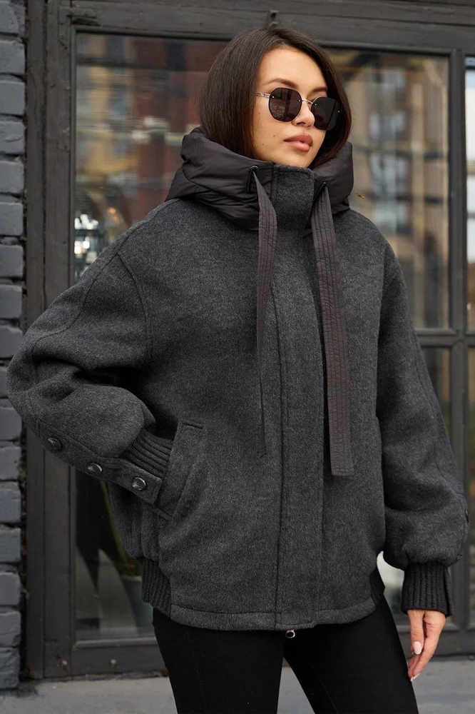 Теплый пуховик оверсайз Pang million