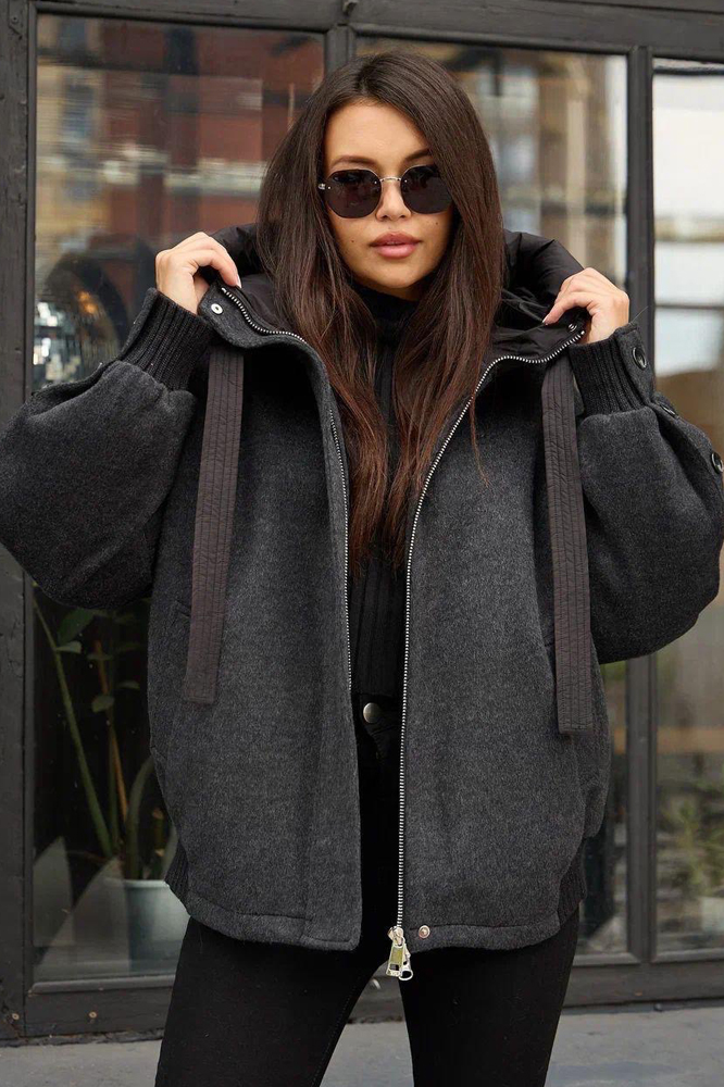 Теплый пуховик оверсайз Pang million