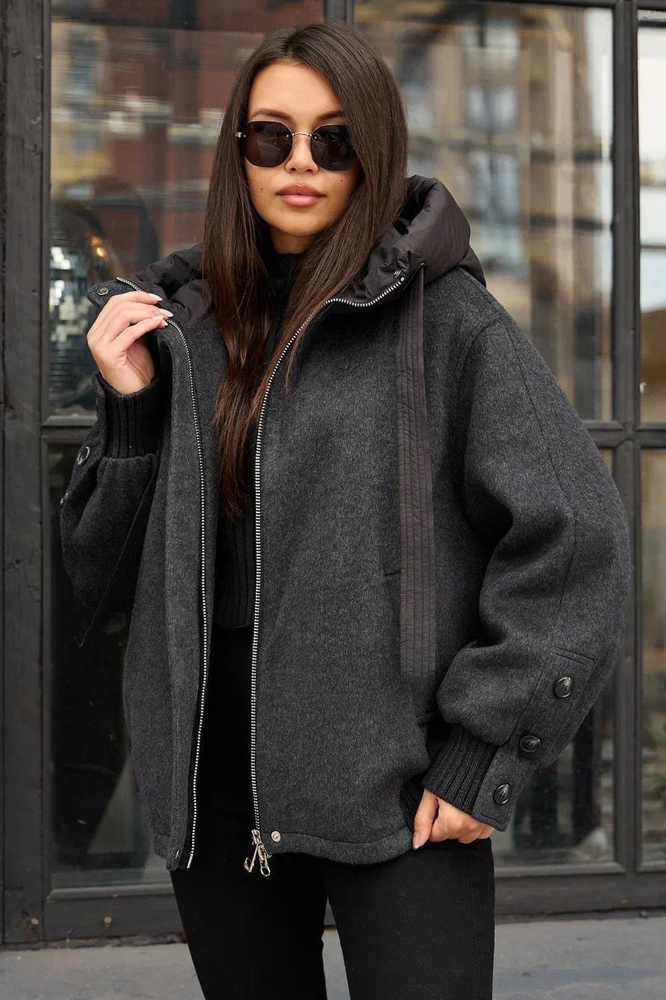 Теплый пуховик оверсайз Pang million