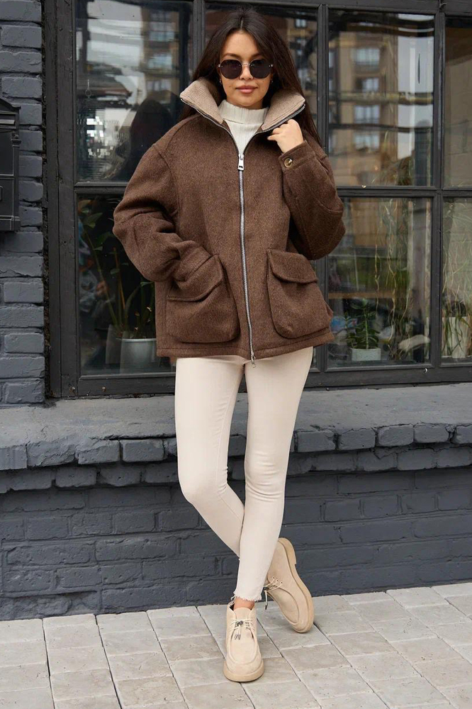 Короткий пуховик драповый Pang Million