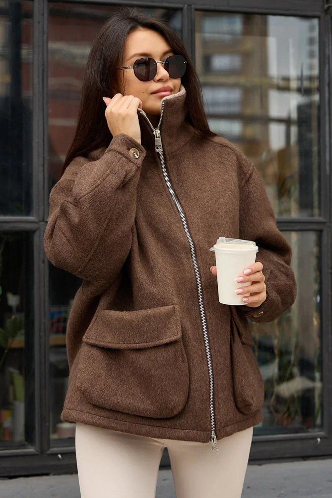 Короткий пуховик драповый Pang Million