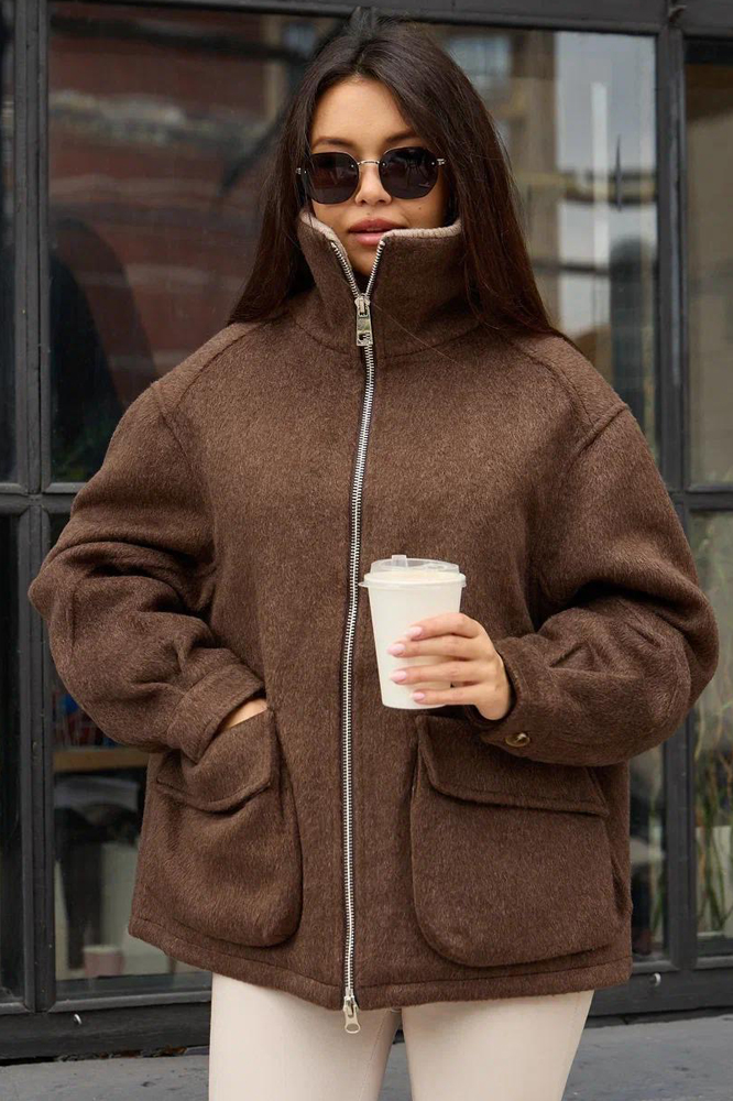 Короткий пуховик драповый Pang Million