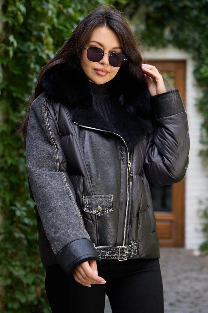 Короткий пуховик 2025-2026 Btn Button оверсайз