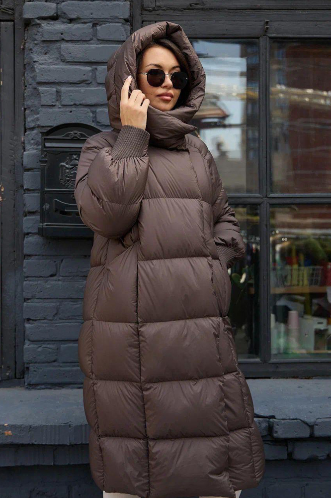 Пуховик Vivilona оверсайз фасон одеяло